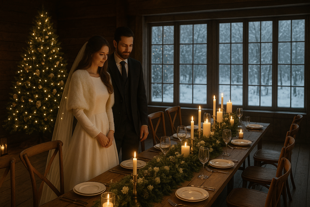 mariage en hiver